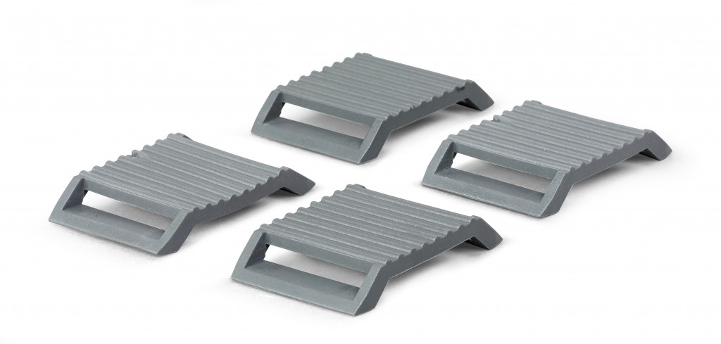 Protection carbone Uebler pour sangle crantée, lot de 4