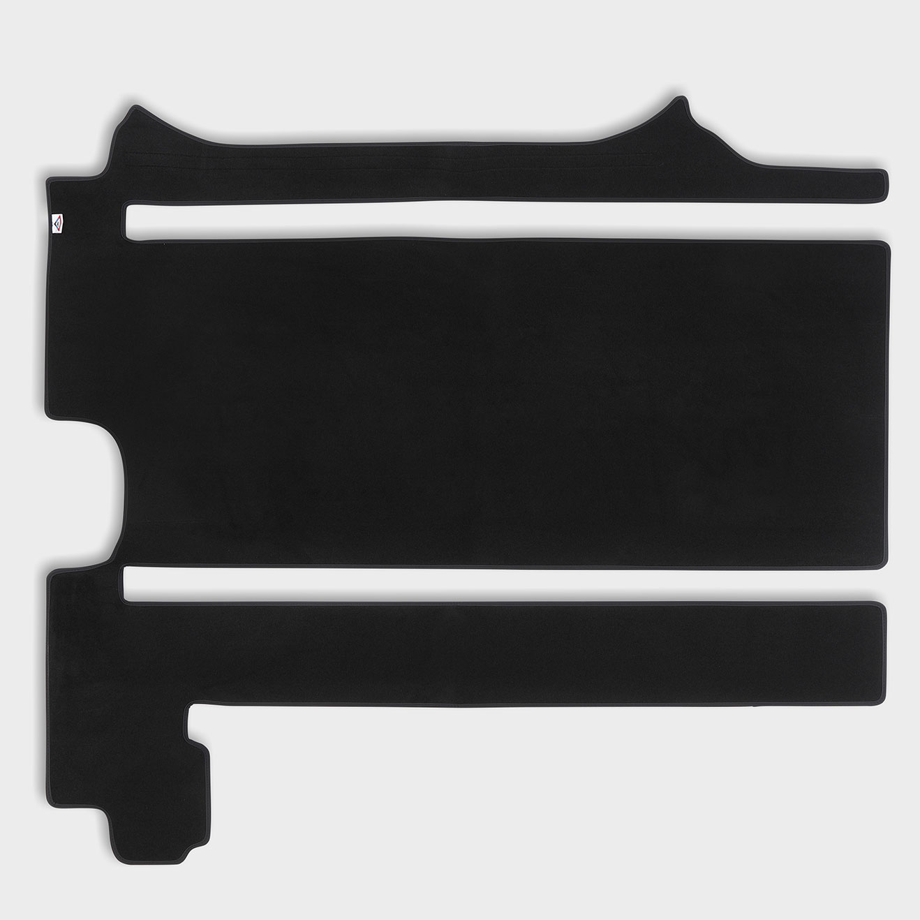 Brandrup Tapis en velours pour l'habitacle, VIANO, noir Brandrup Tapis en velours pour l'habitacle, VIANO, noir