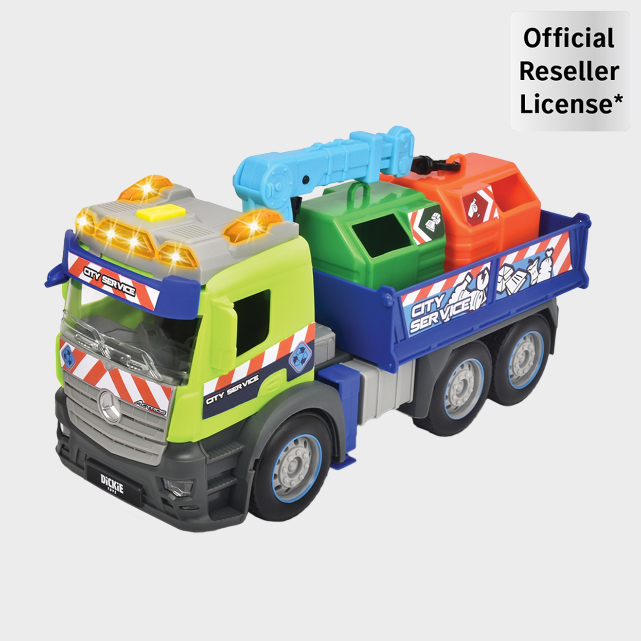 Spielzeug-Recycling-Müllwagen