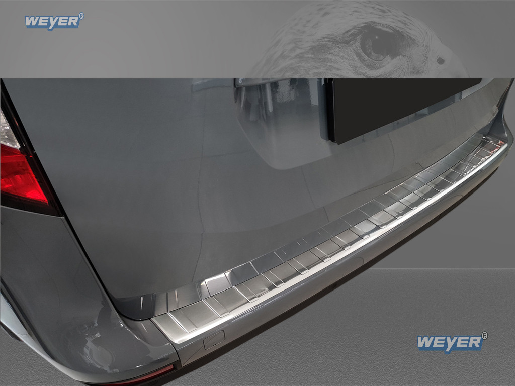 Weyer Edelstahl Ladekantenschutz für Mercedes-Benz T-Klasse (W420, ab 2022), Edelstahl leicht gebürstet