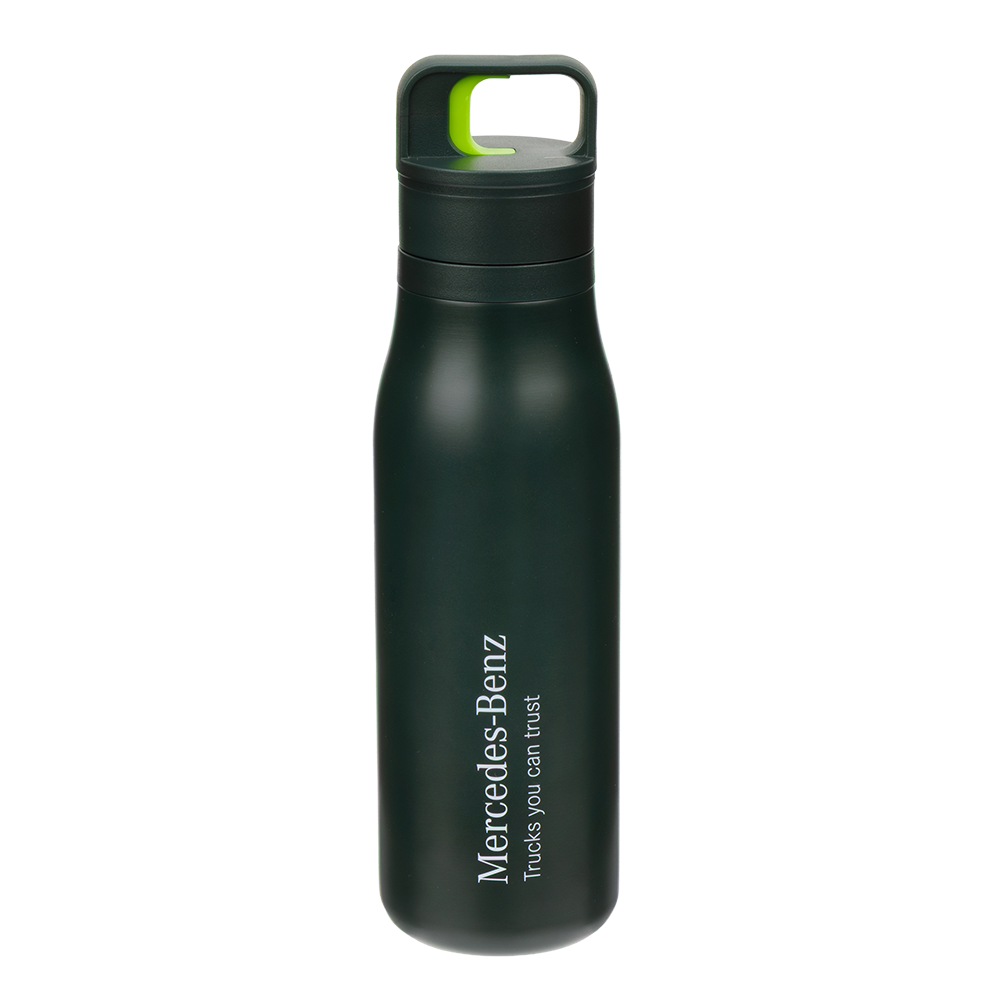 Mercedes-Benz Trucks Edelstahl Trinkflasche 500 ml grün