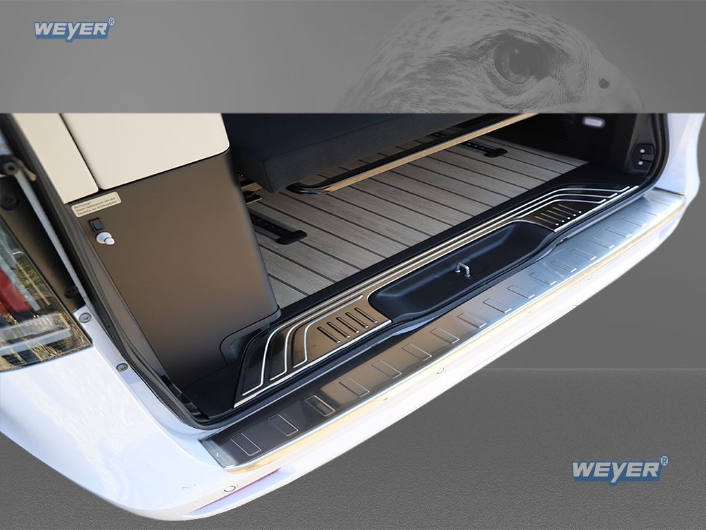 Weyer Falcon Premium Line XL Edelstahl Ladekantenschutz für Mercedes-Benz Vito W447 ab 2014