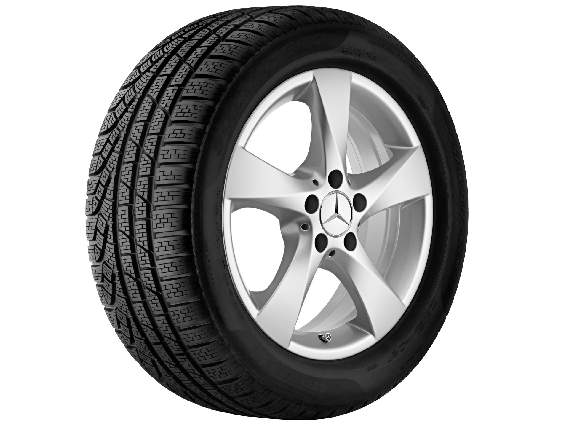 Original Mercedes-Benz Winterkomplettrad mit Continental ContiWinterContact TS 830 P