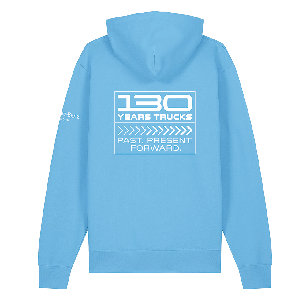Mercedes‑Benz Trucks 130 Jahre Hoodie Limited Edition – Blau