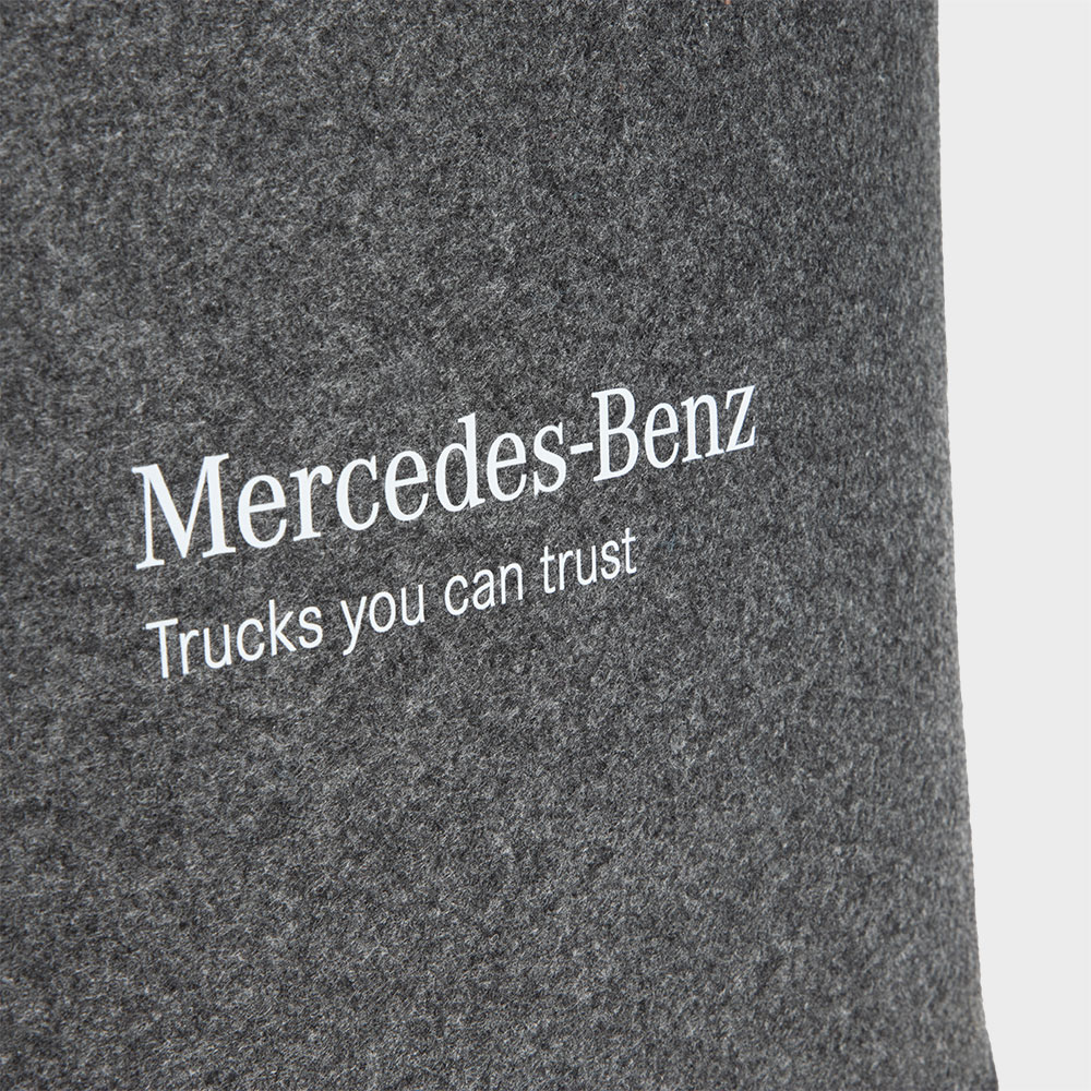 Mercedes-Benz Trucks Filz Shopper, grau