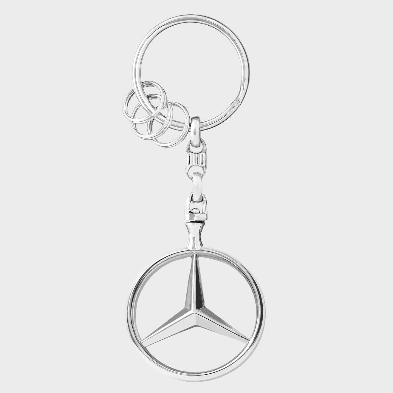 Mercedes-Benz Schlüsselanhänger, Brüssel, silber