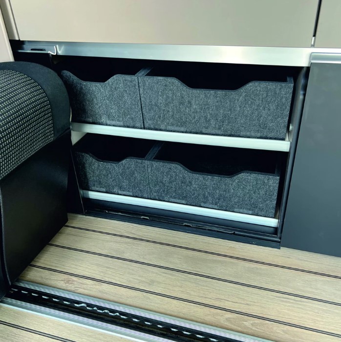 Kit de boîtes 50°Nord pour l'armoire de cuisine de la Mercedes-Benz Marco Polo