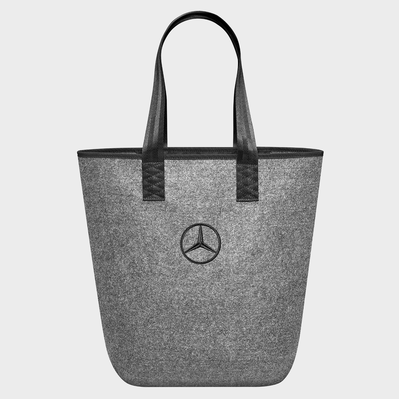 Mercedes-Benz Einkaufstasche, grau/schwarz