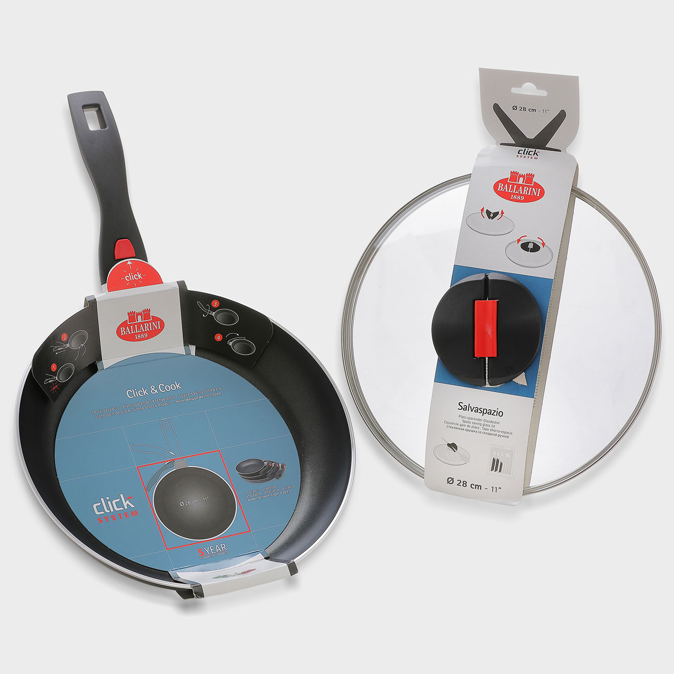 Pfannenset "Click & Cook" Pfannenset "Click & Cook"