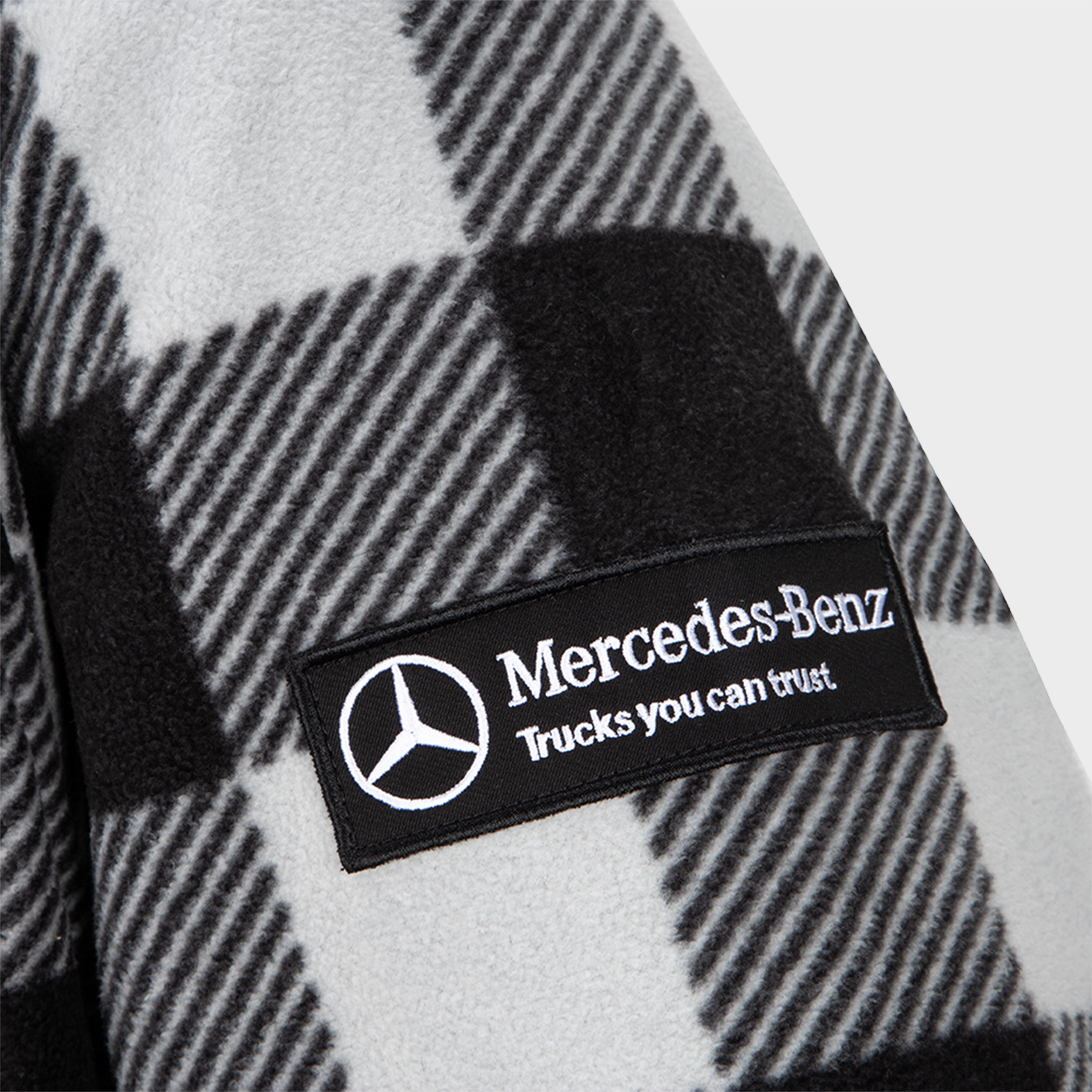 Mercedes-Benz Trucks Mantel, schwarz/weiß