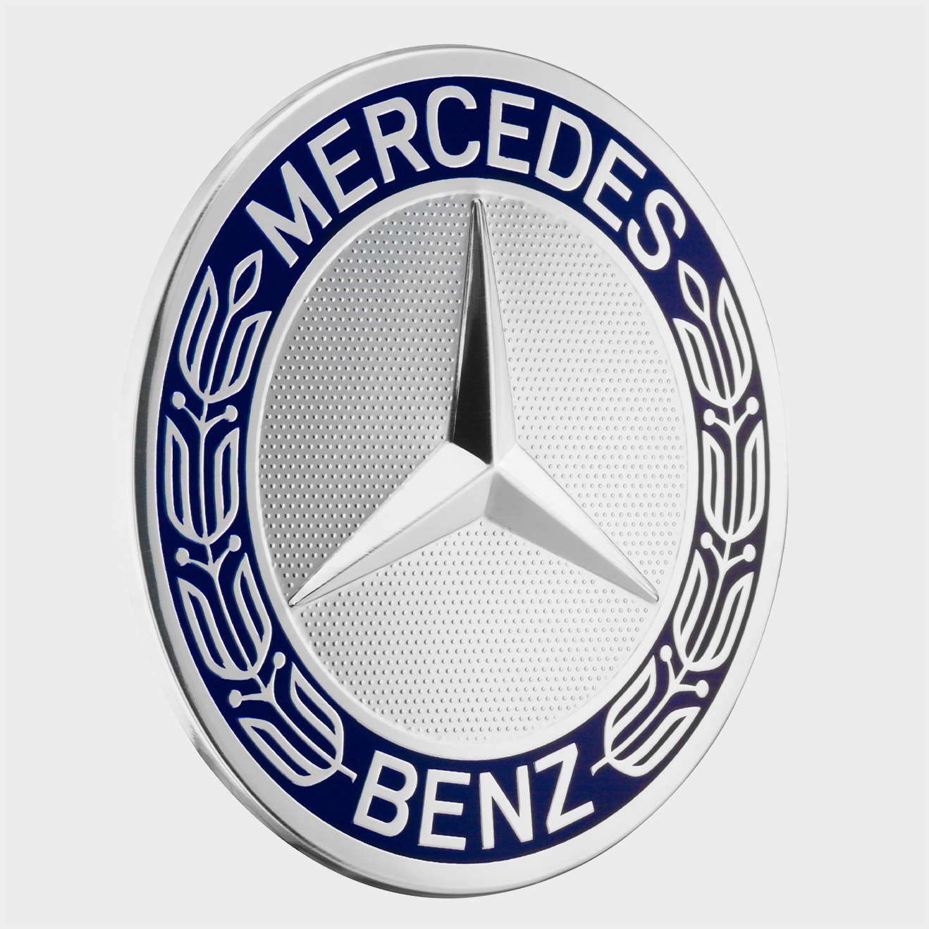 Radnabenabdeckung, Stern mit Lorbeerkranz, zwei Farben