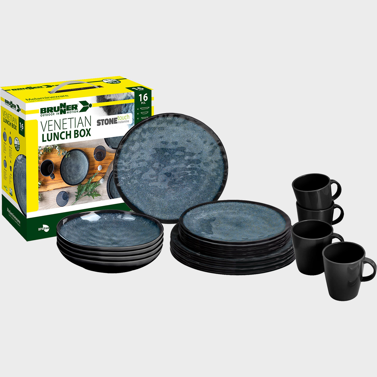 BRUNNER LUNCH BOX VENETIAN, 16-teilig BRUNNER LUNCH BOX VENETIAN, 16-teilig