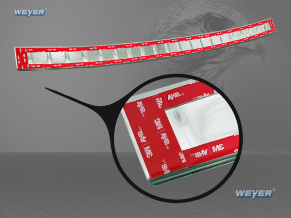 Underside with pre-applied 3M adhesive tape for easy installation of the WEYER protector