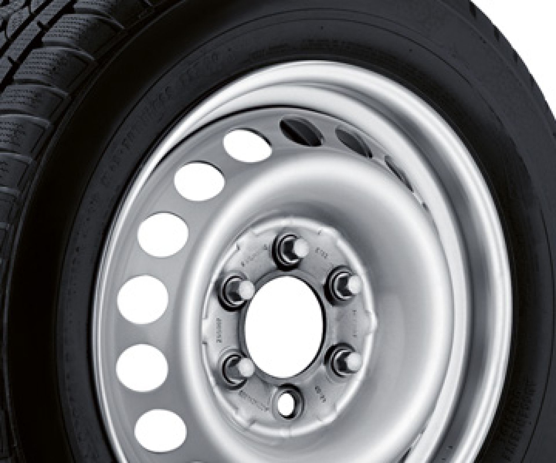 Genuine Mercedes-Benz Winter Complete Wheel Steel Wheel Silver 225/55 R17 Continental ContiWinterContact TS 830 P