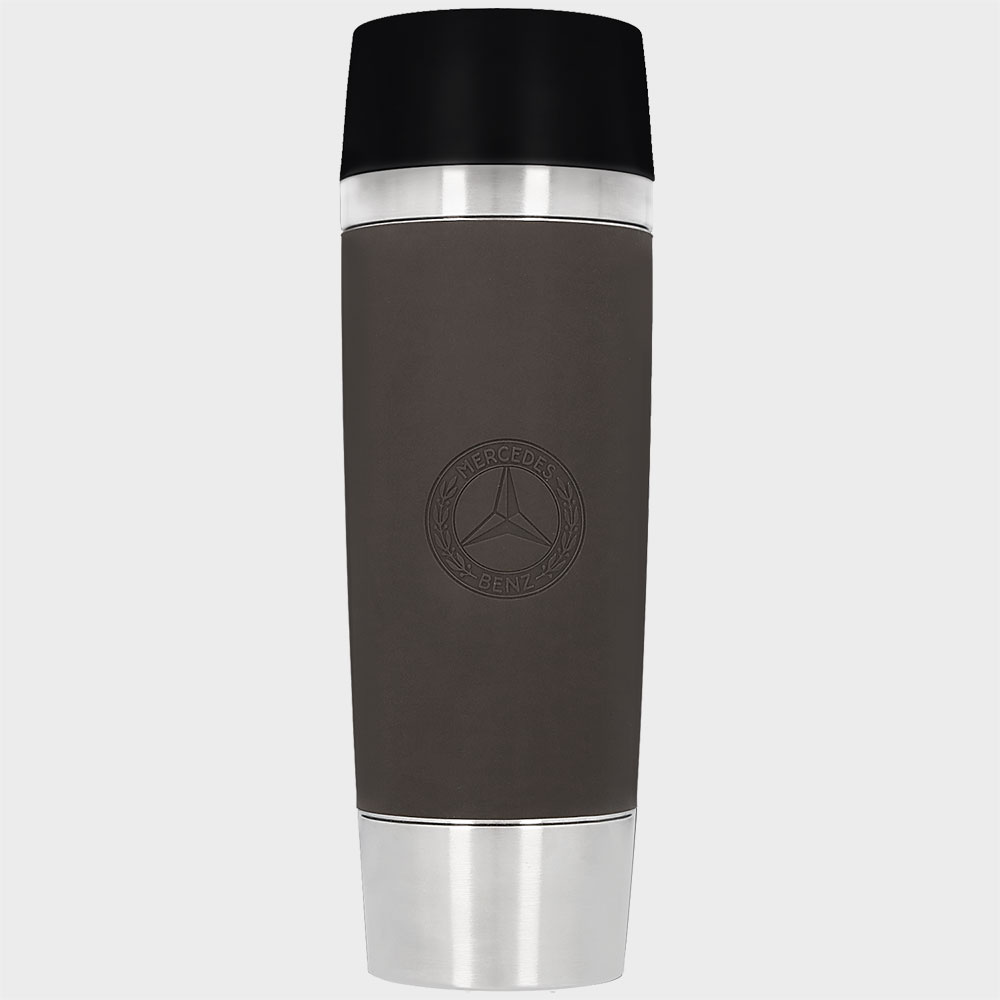 Mercedes-Benz Gobelet isolant, de emsa®, 0,5 litre, inox, classic-brun Mercedes-Benz Gobelet isolant, de emsa®, 0,5 litre, inox, classic-brun