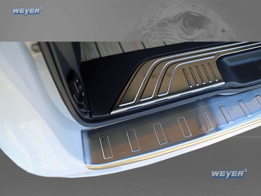 Weyer Falcon Premium Line XL Edelstahl Ladekantenschutz für Mercedes-Benz Vito W447 ab 2014