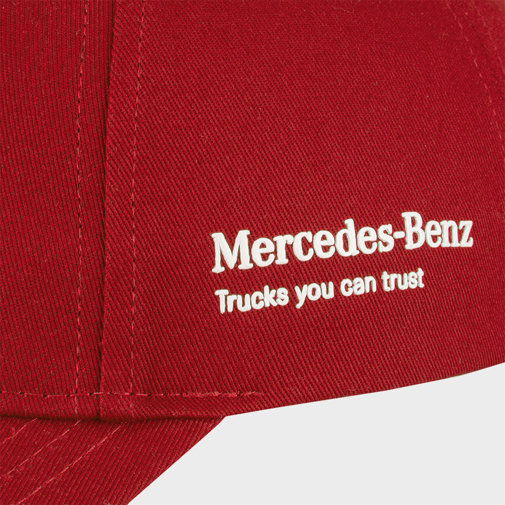 Mercedes-Benz Trucks Cap, rot, mit Mercedes-Benz Stern