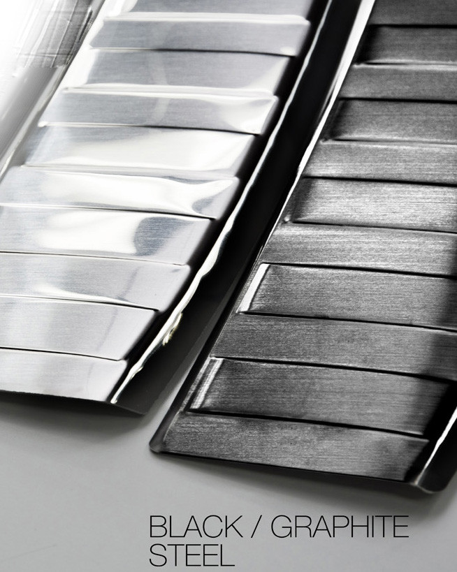 Weyer stainless steel tailgate protector in Black Graphite Steel for Mercedes-Benz GLC X254 from 2022