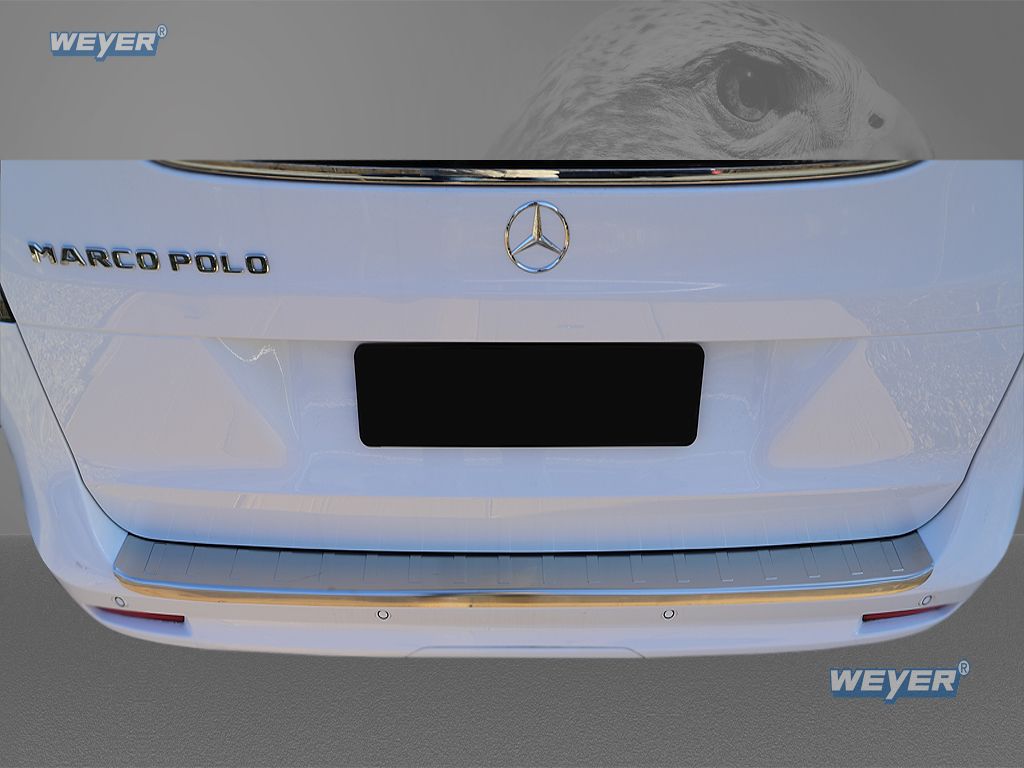 Weyer Falcon Premium Line XL Edelstahl Ladekantenschutz für Mercedes-Benz Vito W447 ab 2014