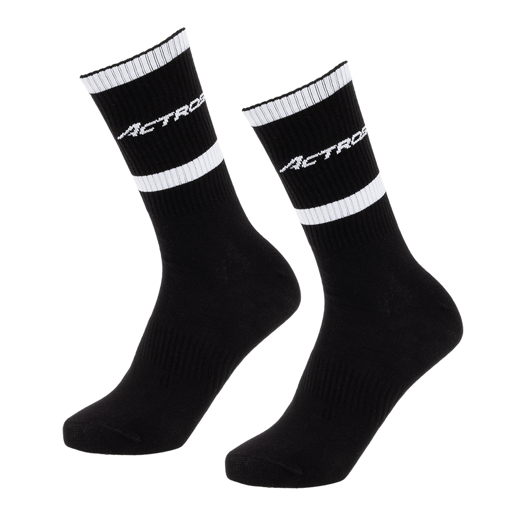 Actros black sports socks