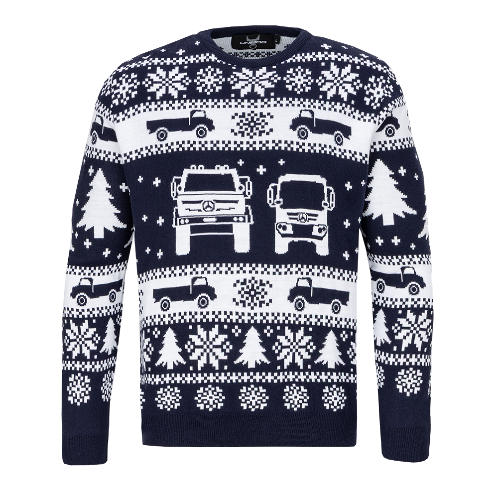 Unimog Weihnachtspullover