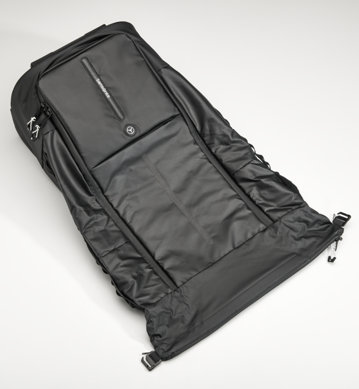 Mercedes-Benz Trolleytasche, faltbar, Samsonite Ecodiver, schwarz