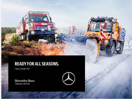 Calendrier mural Unimog 2024