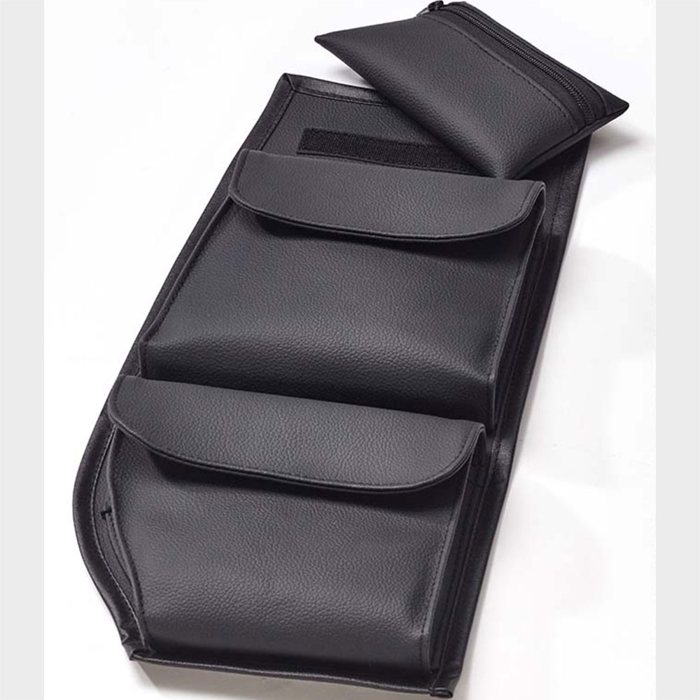 Stautasche "Flexibel", Kunstleder in schwarz Stautasche "Flexibel", Kunstleder in schwarz