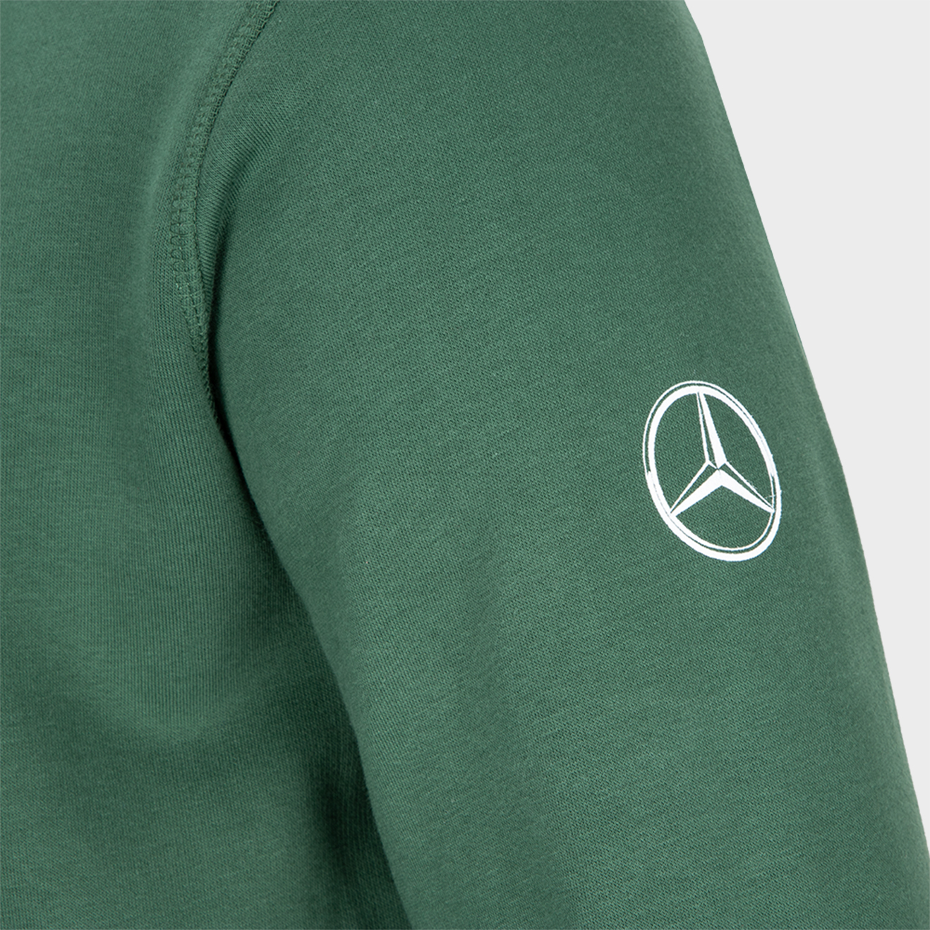 Mercedes-Benz Trucks Hoodie, grün, mit Actros-Logo und Mercedes-Benz Stern