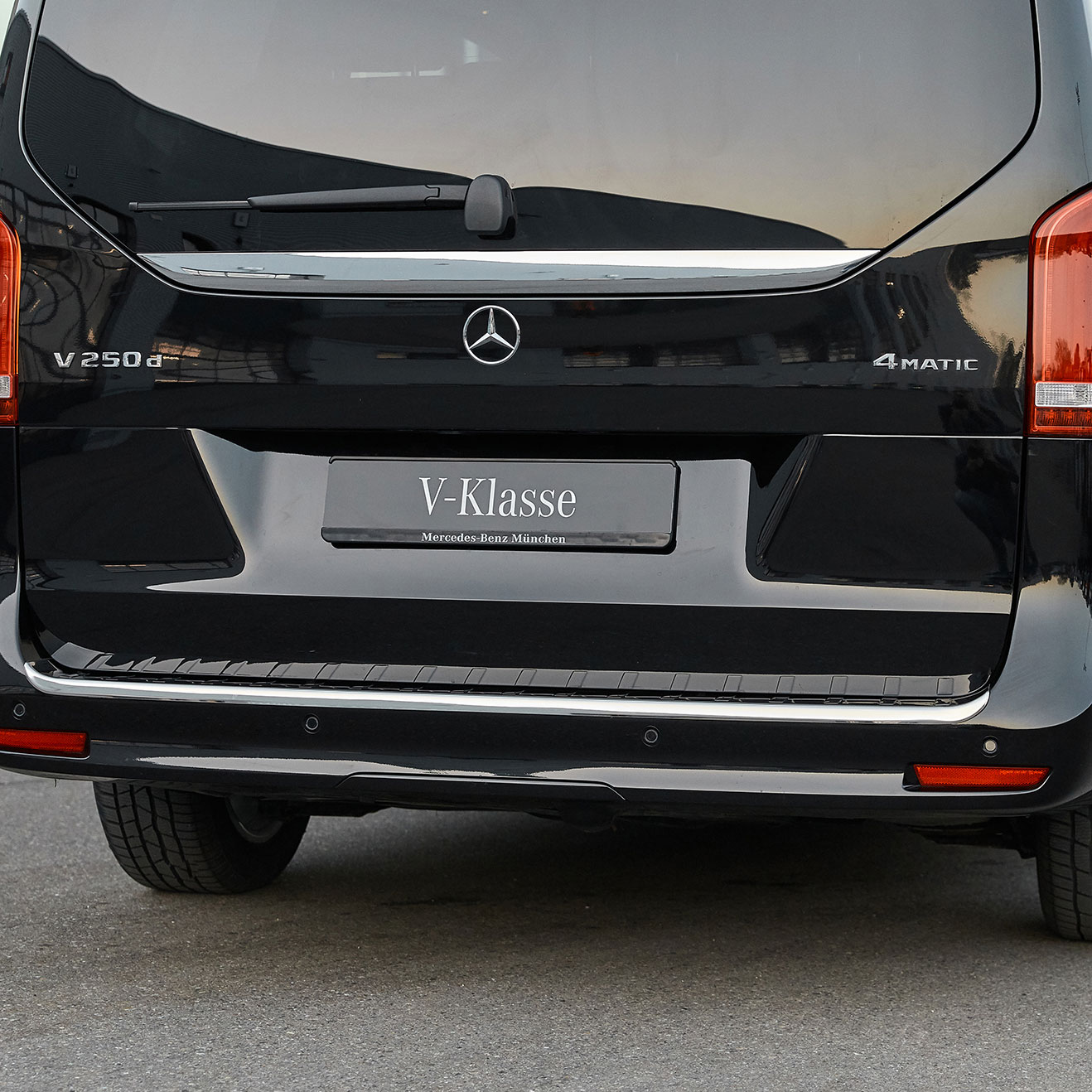 Bumper protection, high-gloss polished, Mercedes-Benz V-Class