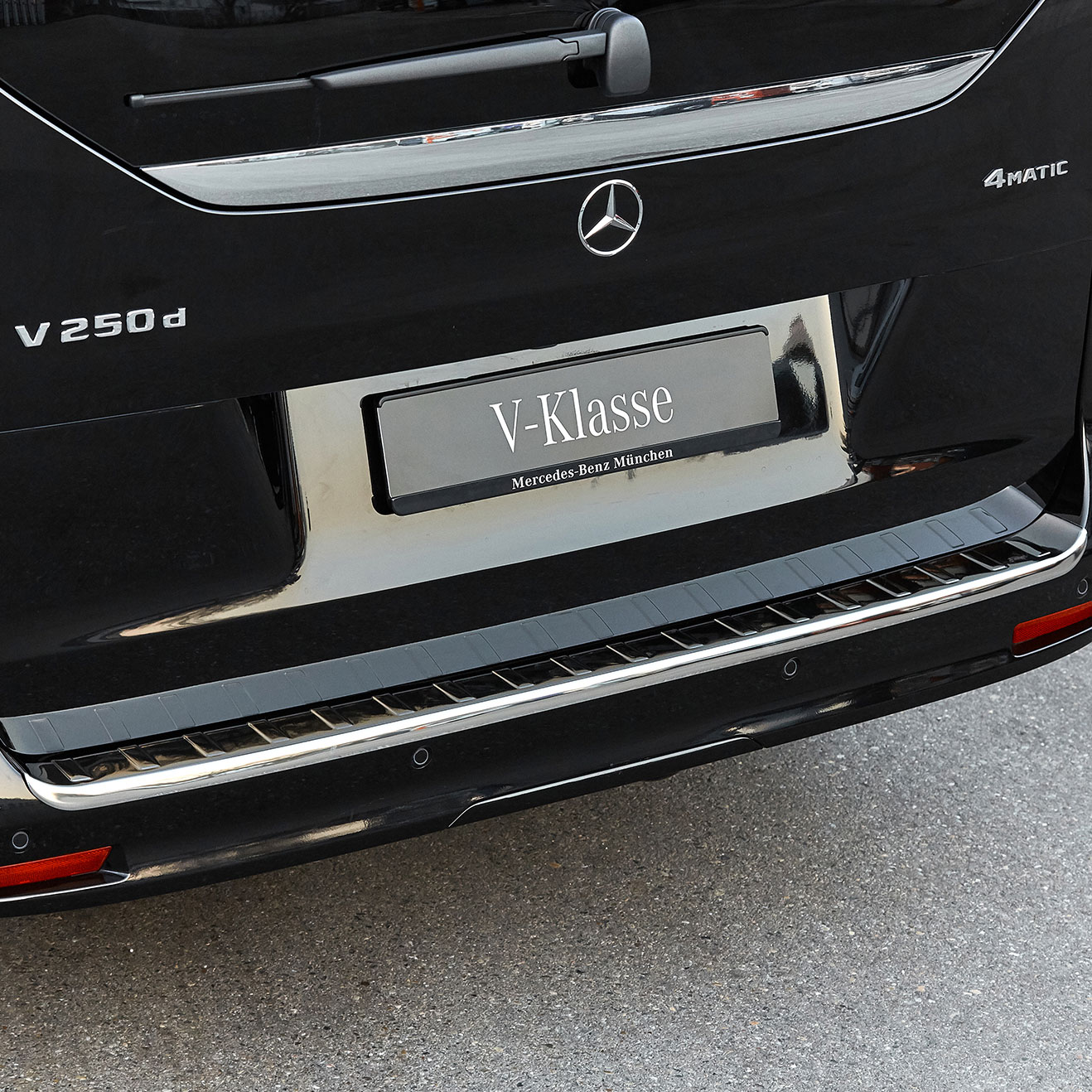 Bumper protection, high-gloss polished, Mercedes-Benz V-Class