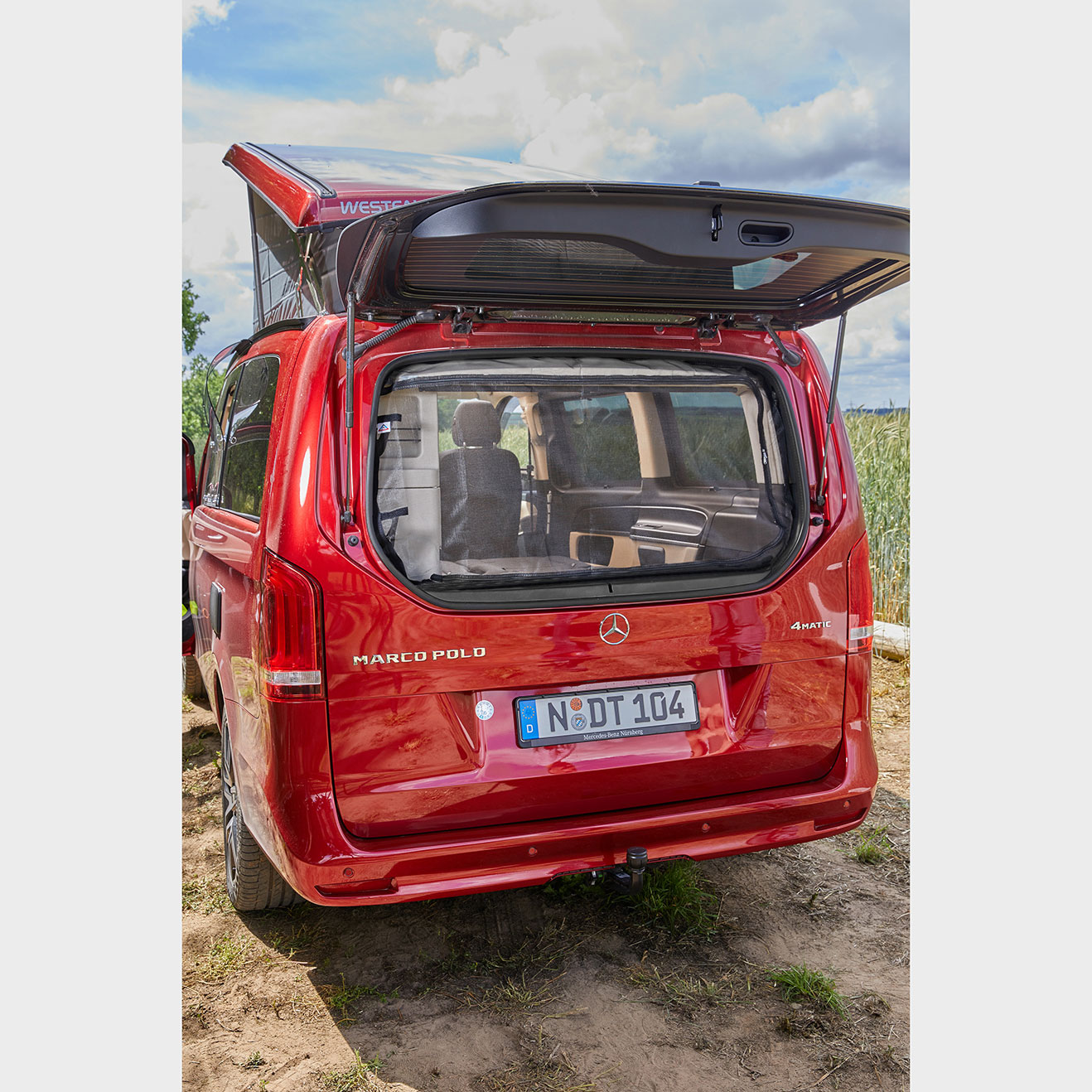 Brandrup FLYOUT für das Heckklappen-Fenster, Mercedes-Benz Marco-Polo