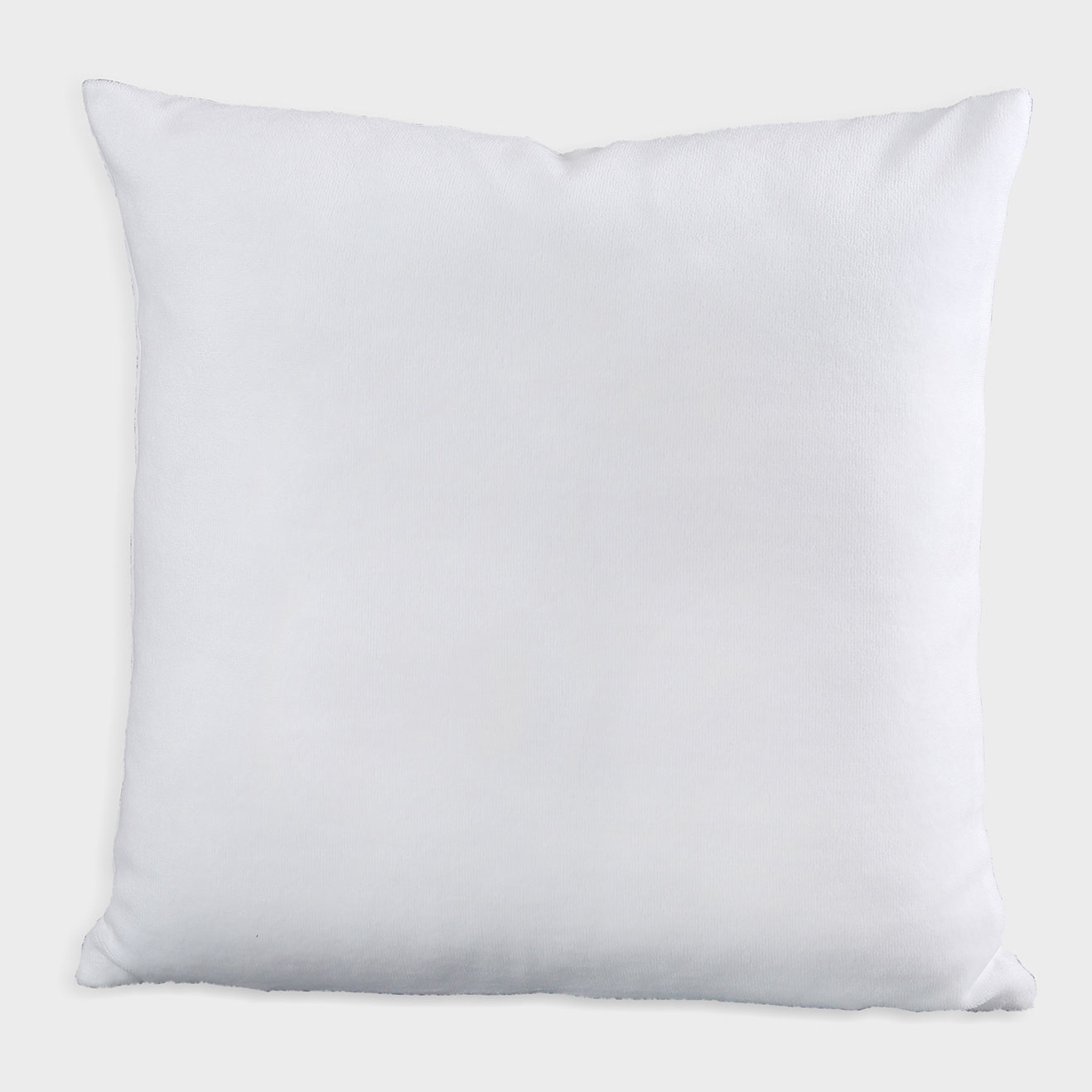 Brandrup coussin, blanc , velours peluche nicky