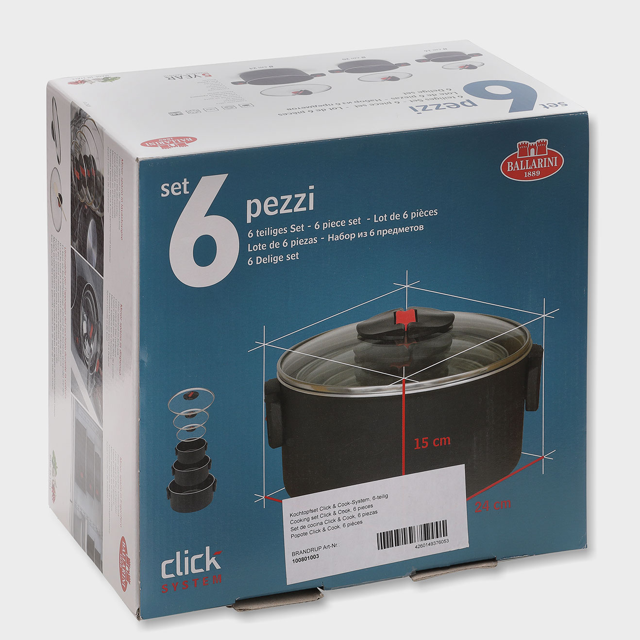 Set de casseroles "Click & Cook