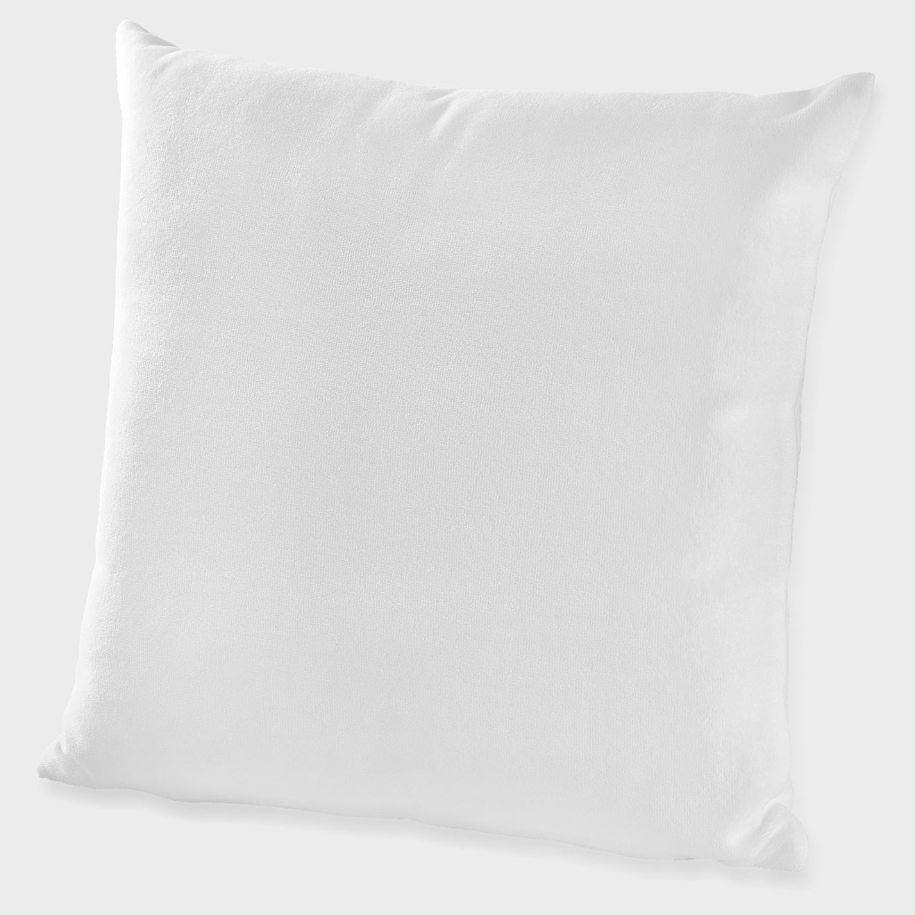 Brandrup cushion, white , nicki plush