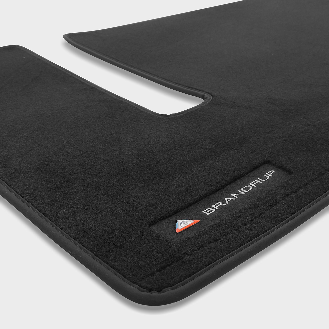 Brandrup Tapis en velours, espace de chargement arrière, noir